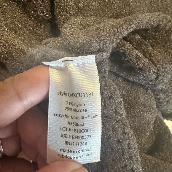 Barefoot Dreams Dark Grey Cardigan Sweater – XXXL Cozy Luxe - Picture 4 of 9